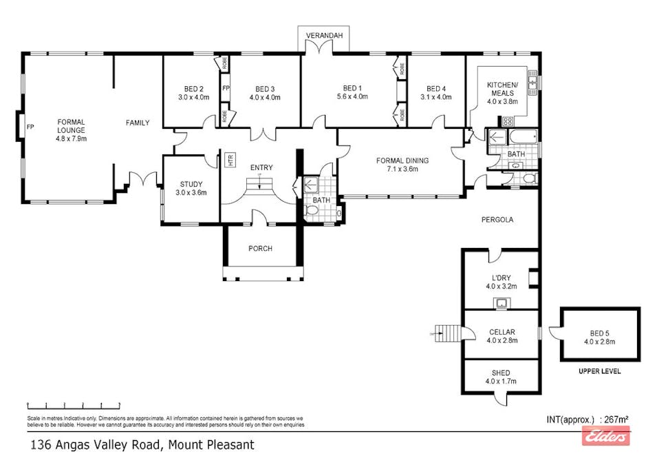 136 Angas Valley Road, Mount Pleasant, SA, 5235 - Floorplan 1