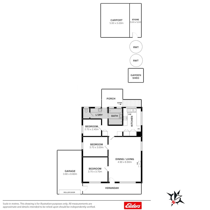 24 Mentone Road, Hayborough, SA, 5211 - Floorplan 1