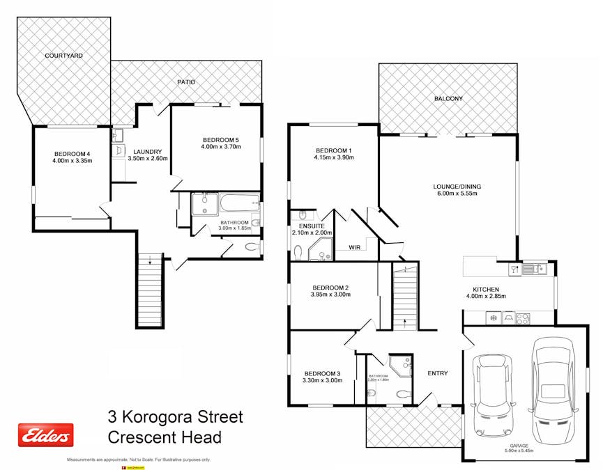 3 Korogora Street, Crescent Head, NSW, 2440 - Floorplan 1