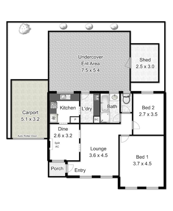 3/12 Morias Place, Pennington, SA, 5013 - Floorplan 1