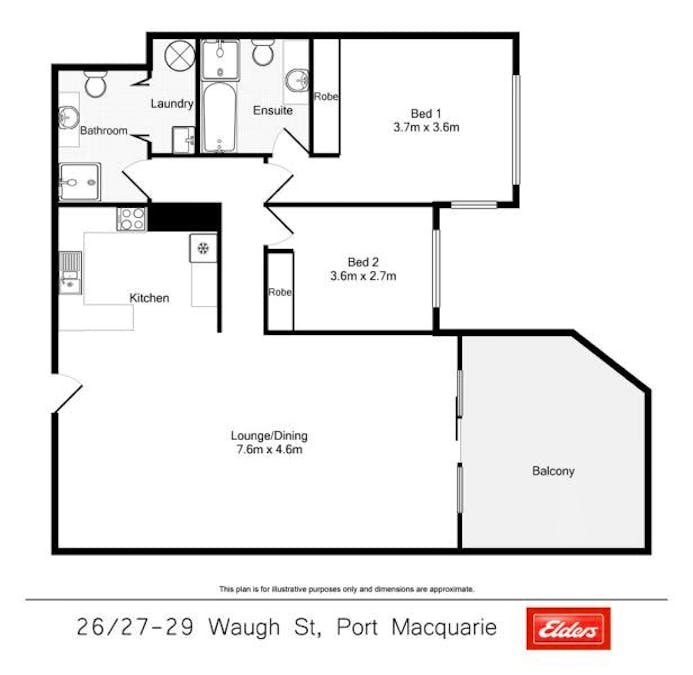 26/27-29 Waugh Street, Port Macquarie, NSW, 2444 - Floorplan 1