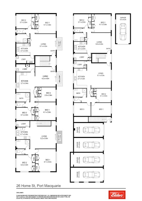26 Home Street, Port Macquarie, NSW, 2444 - Floorplan 1