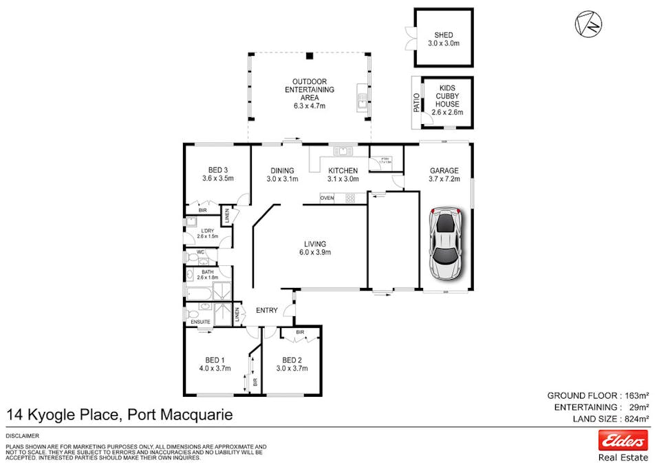 14 Kyogle Place, Port Macquarie, NSW, 2444 - Floorplan 1