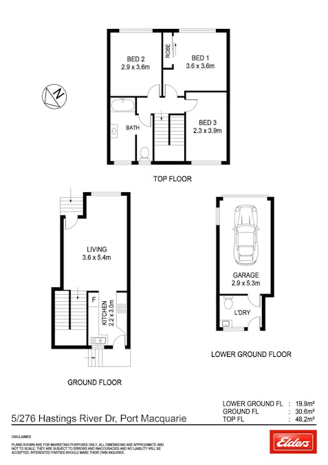 5/276 Hastings River Drive, Port Macquarie, NSW, 2444 - Floorplan 1