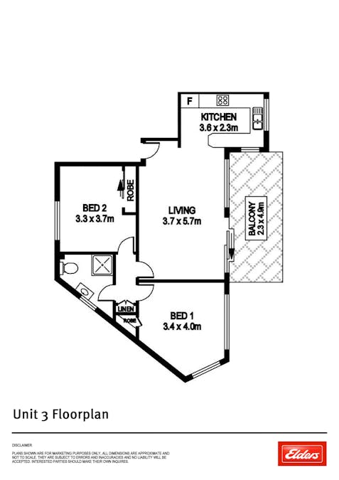 3/6 Hastings River Drive, Port Macquarie, NSW, 2444 - Floorplan 1