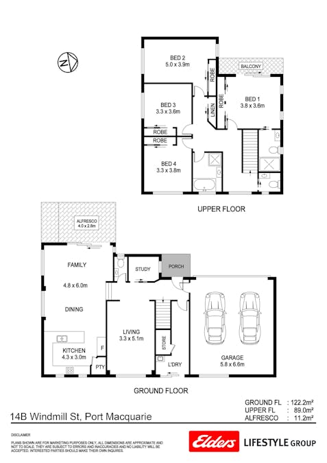 14B Windmill Street, Port Macquarie, NSW, 2444 - Floorplan 1