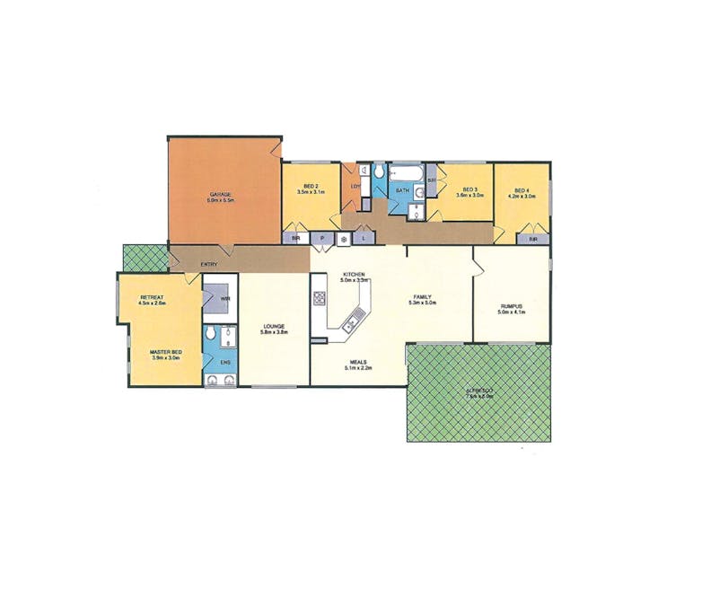 9 Monaro Way, Whittlesea, VIC, 3757 - Floorplan 1