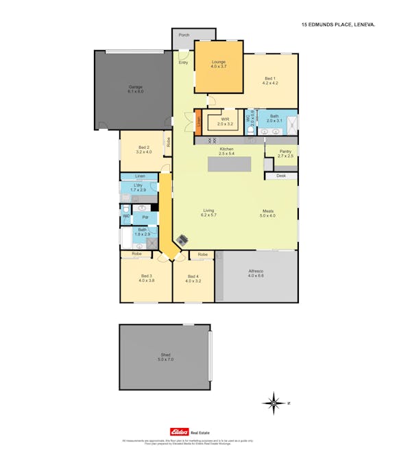 15 Edmunds Place, Leneva, VIC, 3691 - Floorplan 1