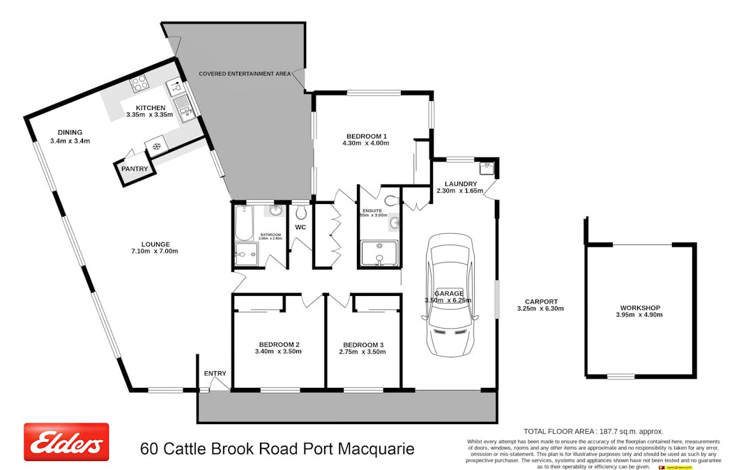 60 Cattlebrook Road, Port Macquarie, NSW, 2444 - Floorplan 1