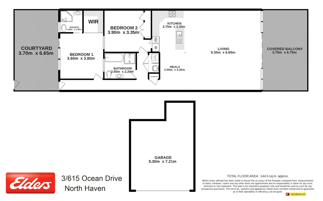 3/615 Ocean Drive, North Haven, NSW, 2443 - Floorplan 1