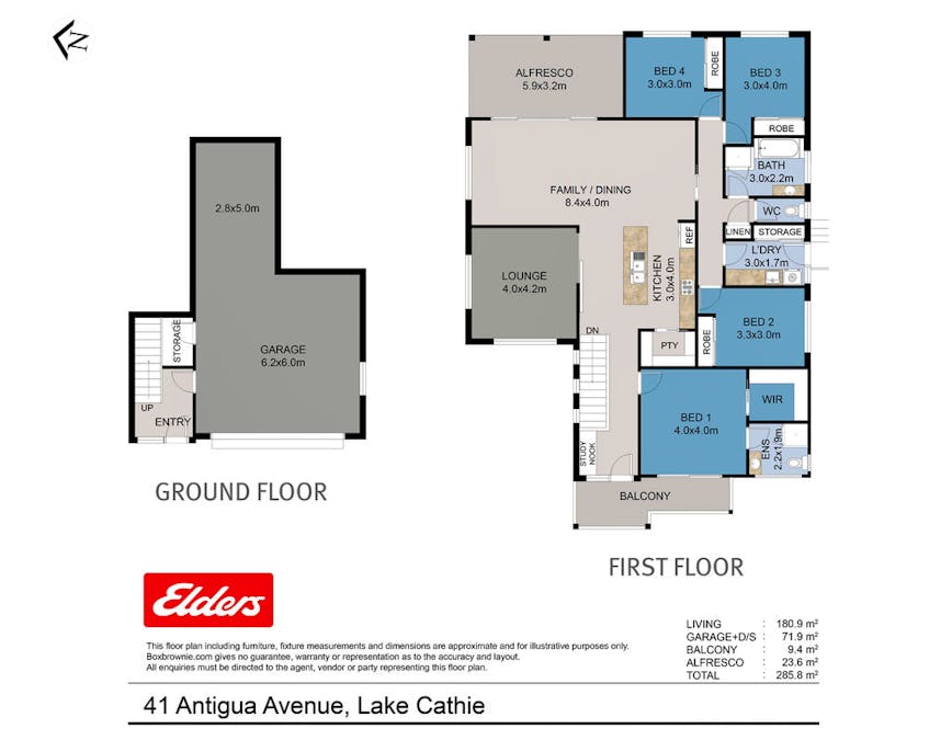 41 Antigua Avenue, Lake Cathie, NSW, 2445 - Floorplan 1